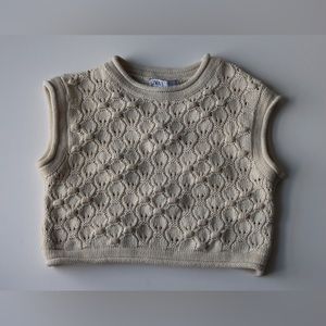 Zara Women’s knit sleeveless crop top size S